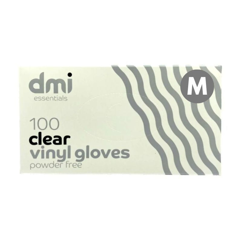 DMI Vinyl Powder Free Gloves Medium x100
