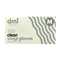 DMI Vinyl Powder Free Gloves Medium x100