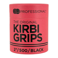 LJ Professional - 2" Waved Kirbi Grips - Black (500pcs)