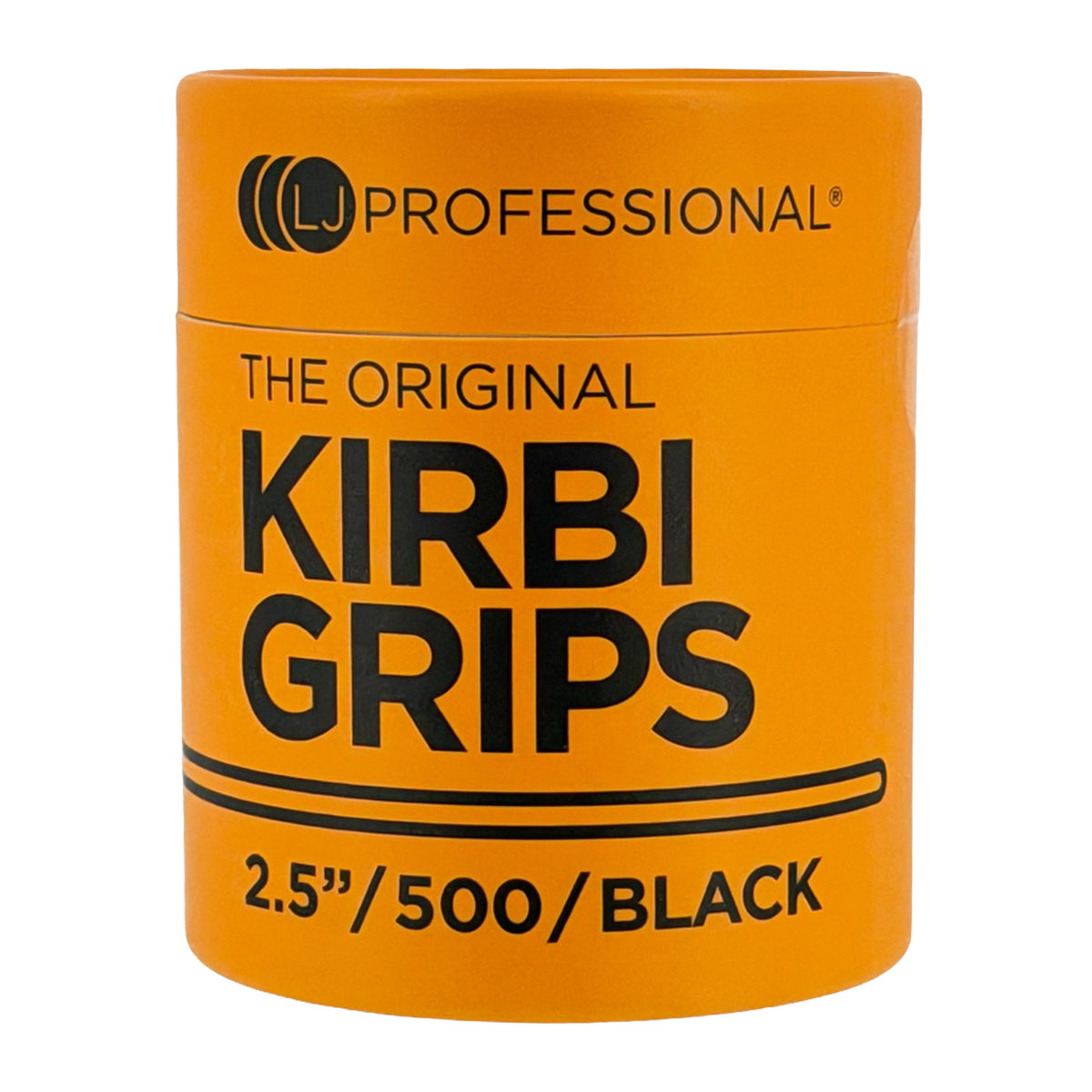 LJ Professional - 2.5" Waved Kirbi Grips - Black (500pcs)