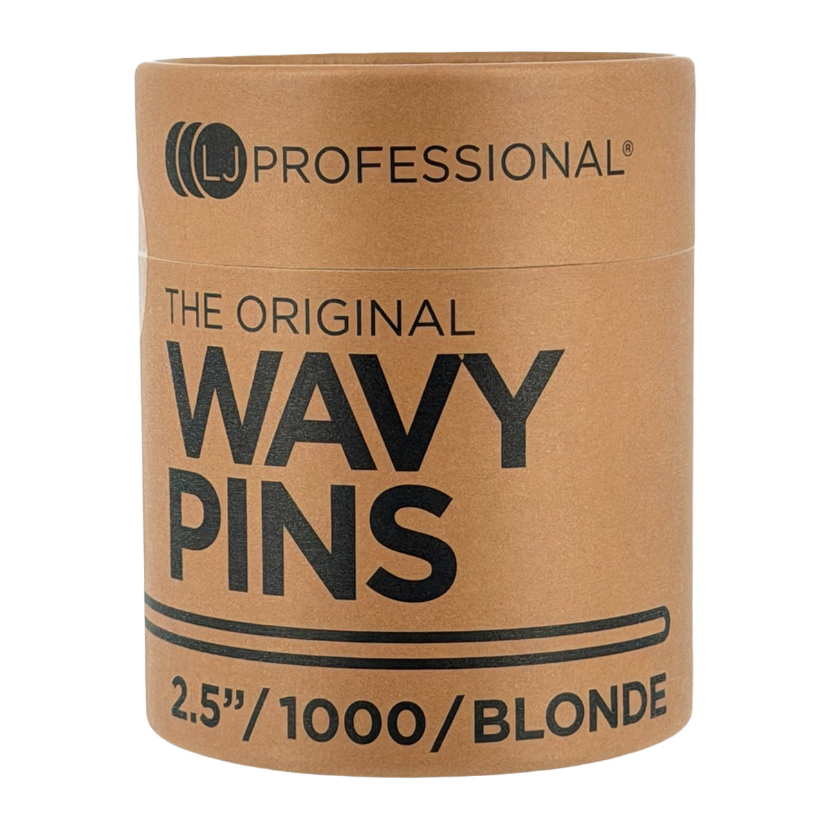 LJ Professional - 2.5" Wavy Pins - Blonde (1000pcs)