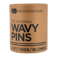 LJ Professional - 2.5" Wavy Pins - Blonde (1000pcs)